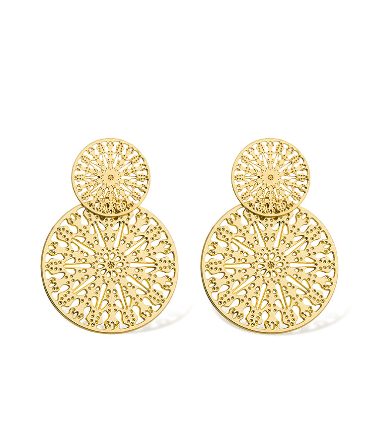 Spinn Twin Earring - Gold