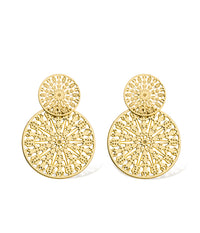 Spinn Twin Earring - Gold