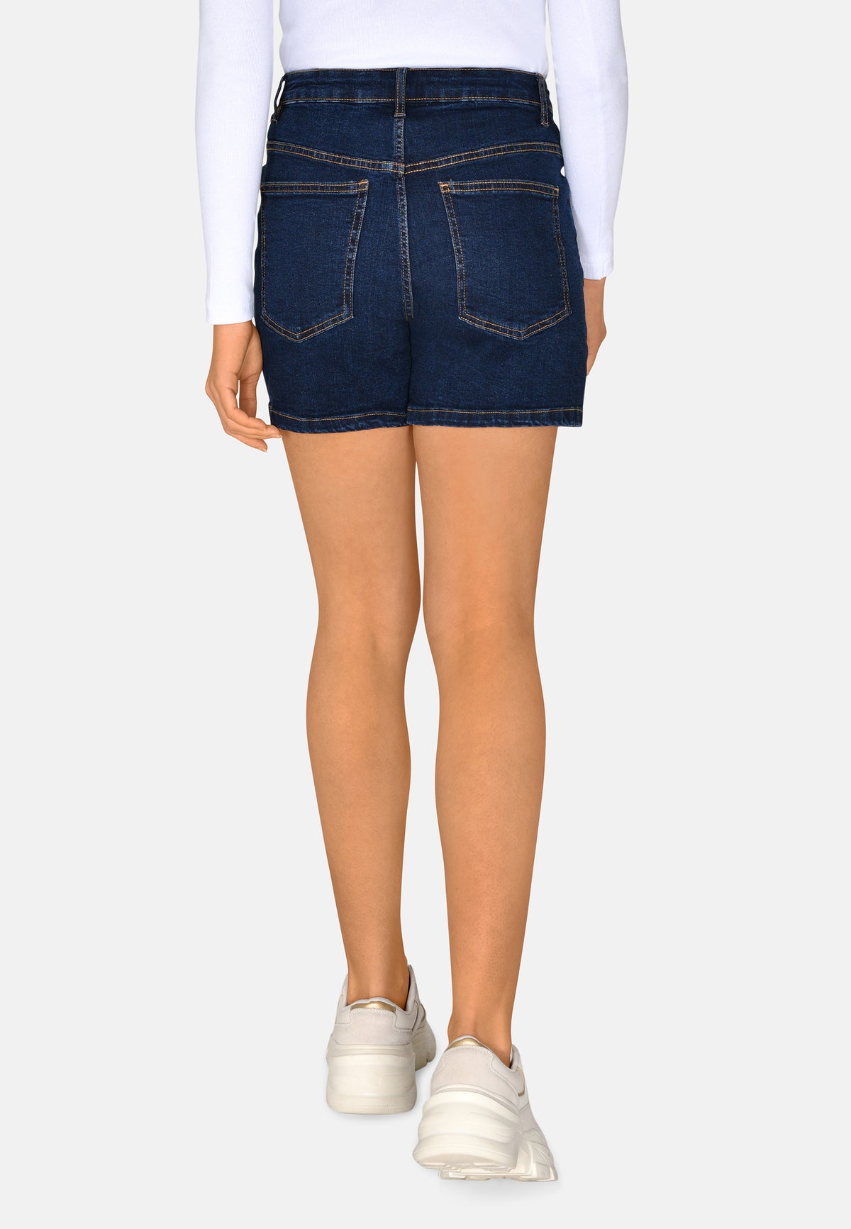 Olia Shorts - Unwashed Blue