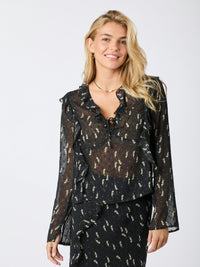 Carola Blouse - Flower Branch