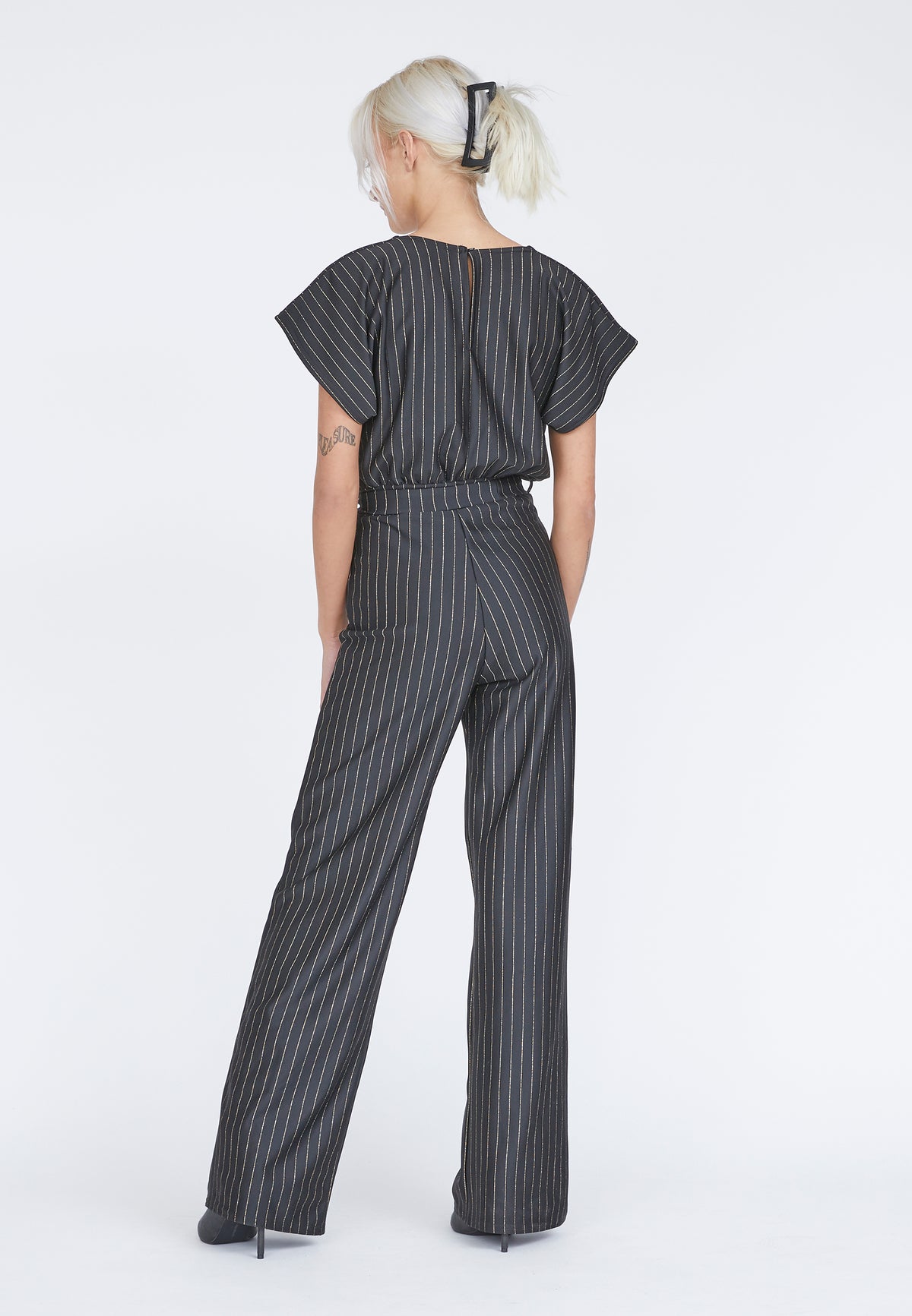 Girl Jumpsuit - Black/Gold