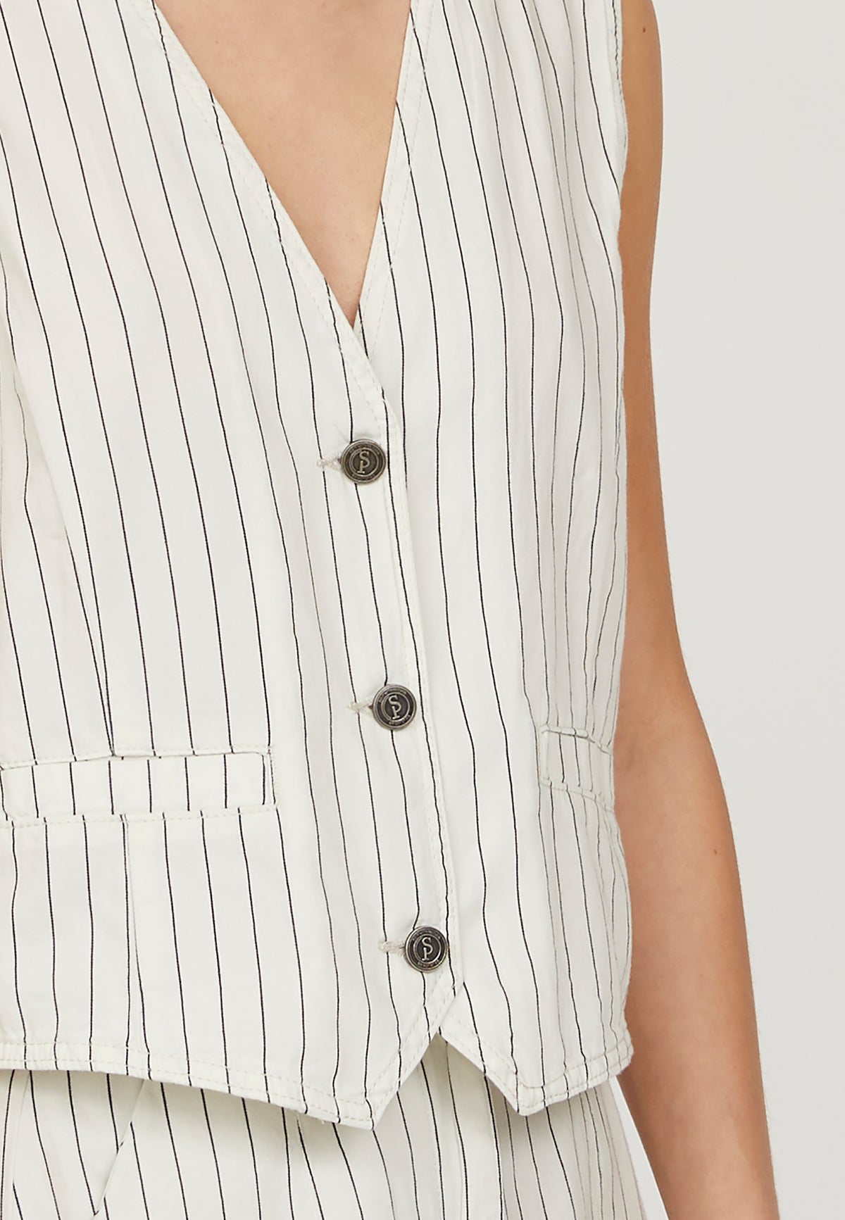 Onea Cotton Vest Stripes