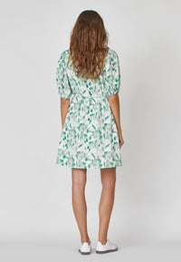 Ventia Dress - Green Graphic