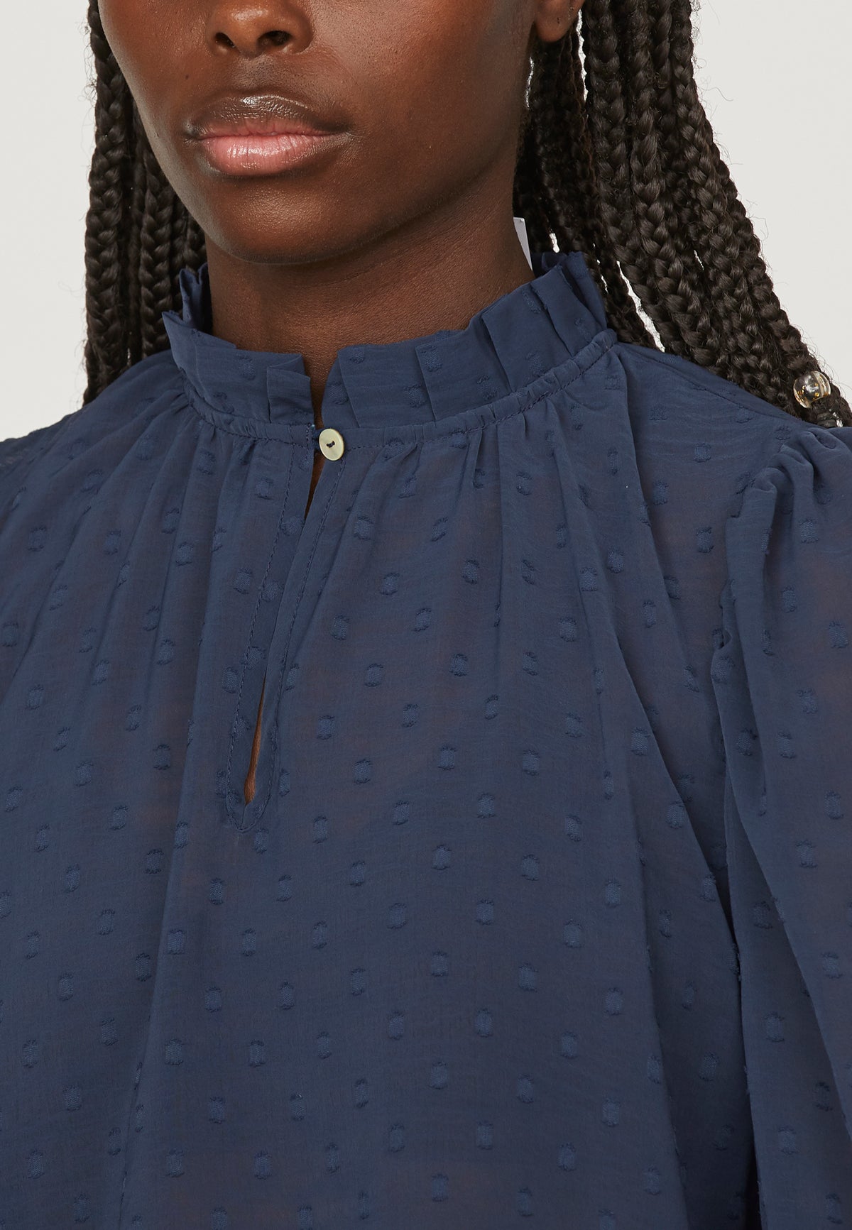 Esar Blouse - Midnight Blue