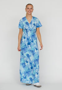 Giji Dress - Blue Flower