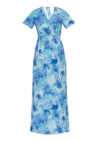 Giji Dress - Blue Flower