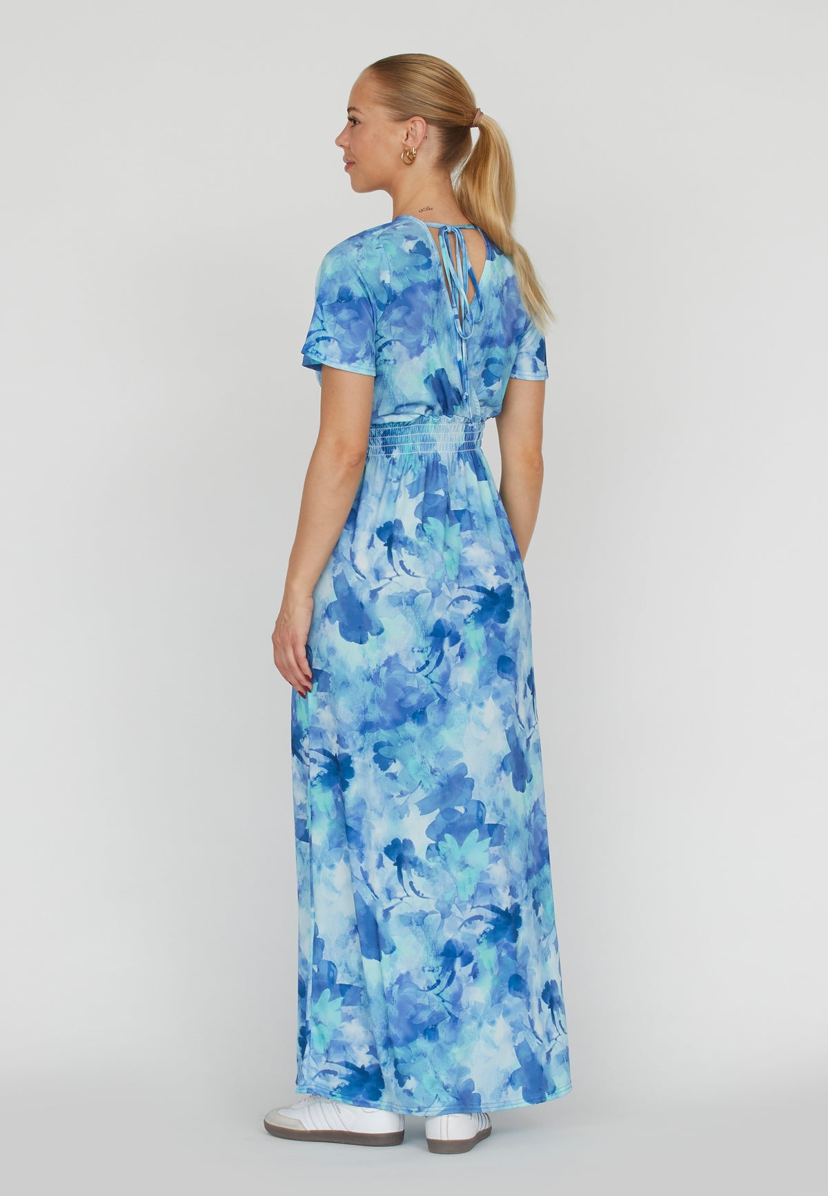 Giji Dress - Blue Flower