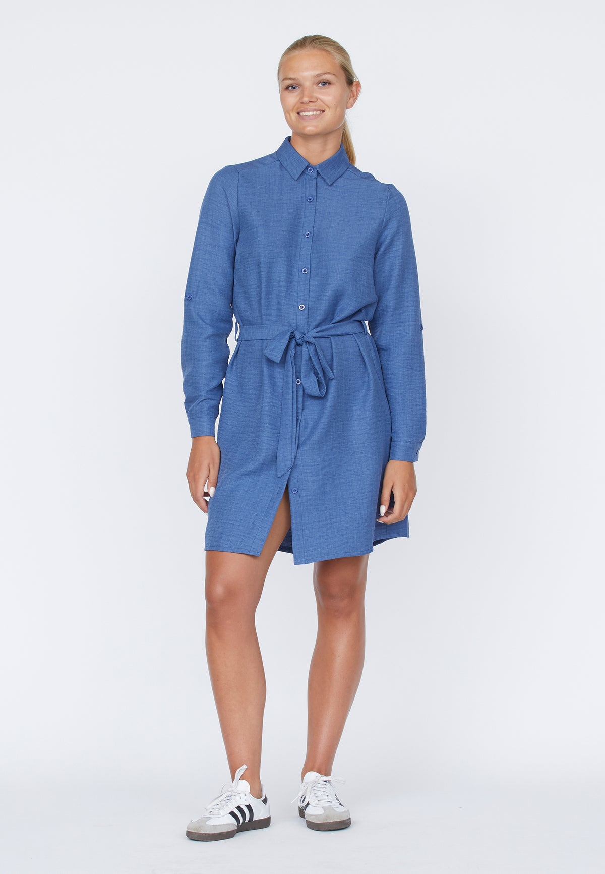 Erob Shirtdress - Blue