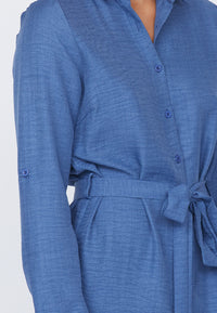 Erob Shirtdress - Blue