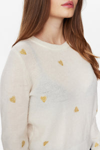 Holly Hearts Pullover