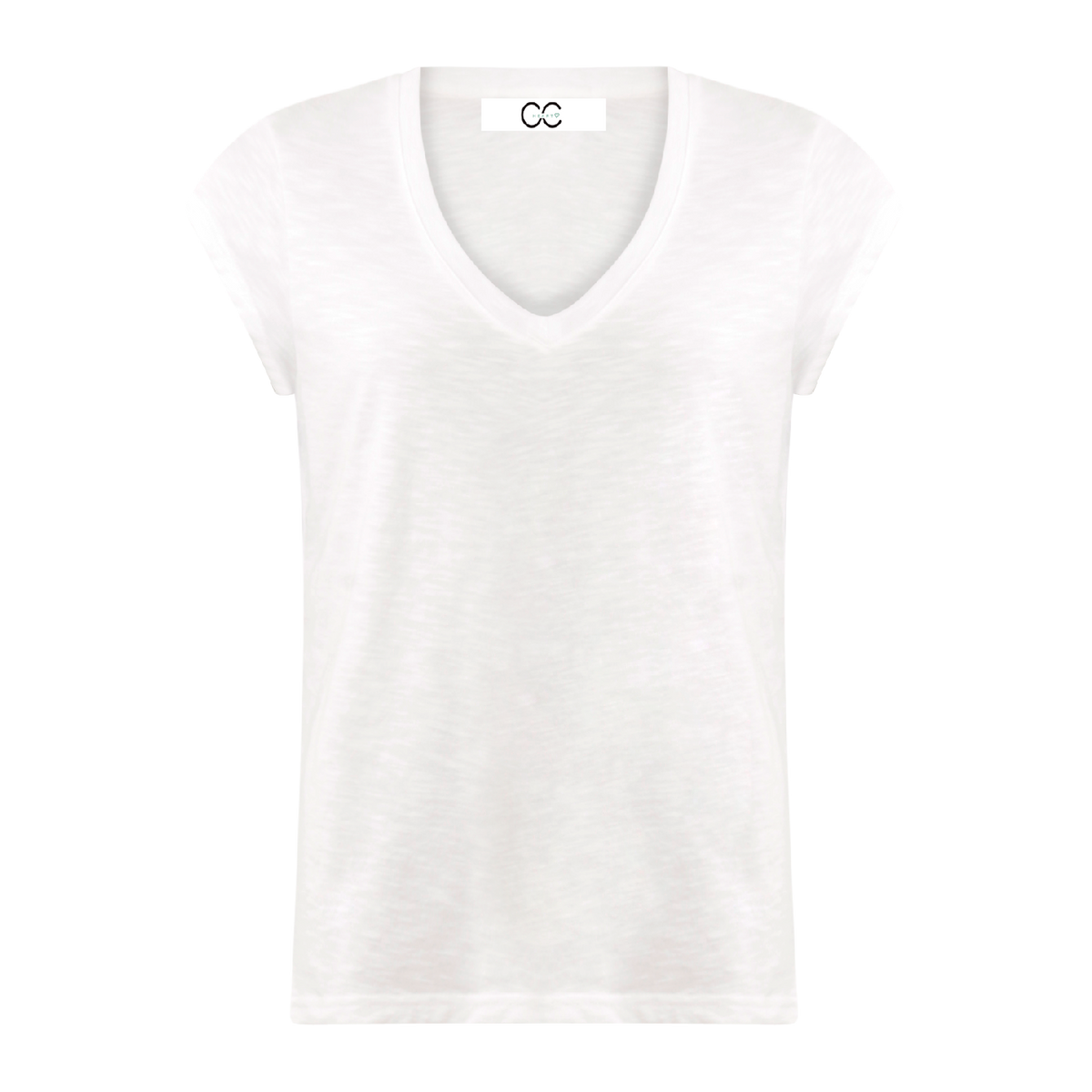 V-Neck T-shirt - White