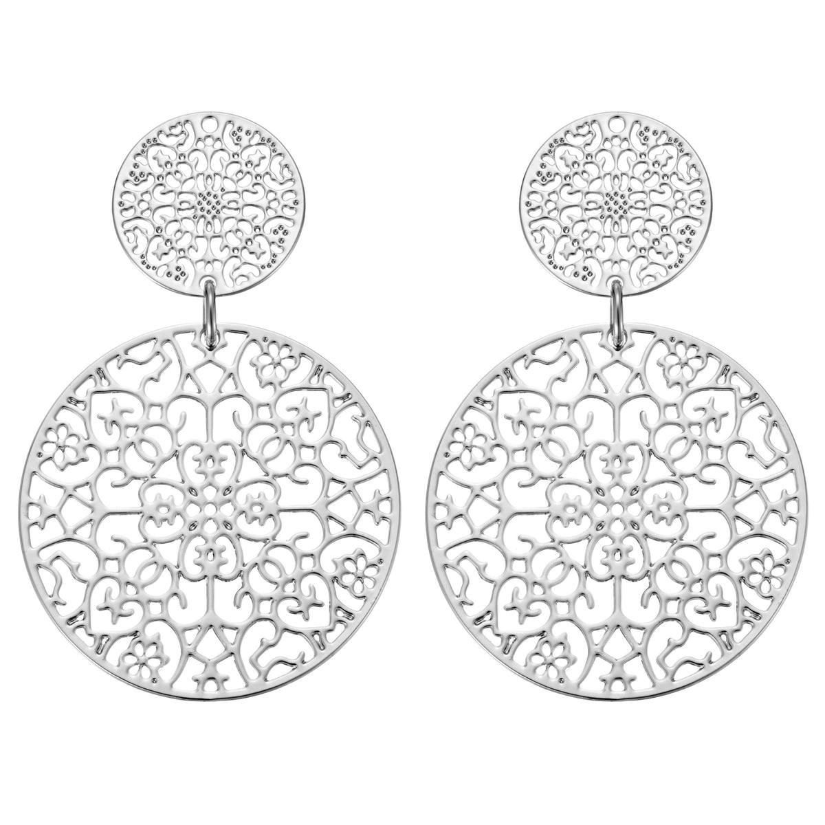 Double Spinn Earring - Steel