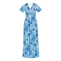 Giji Dress - Blue Flower