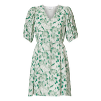 Ventia Dress - Green Graphic