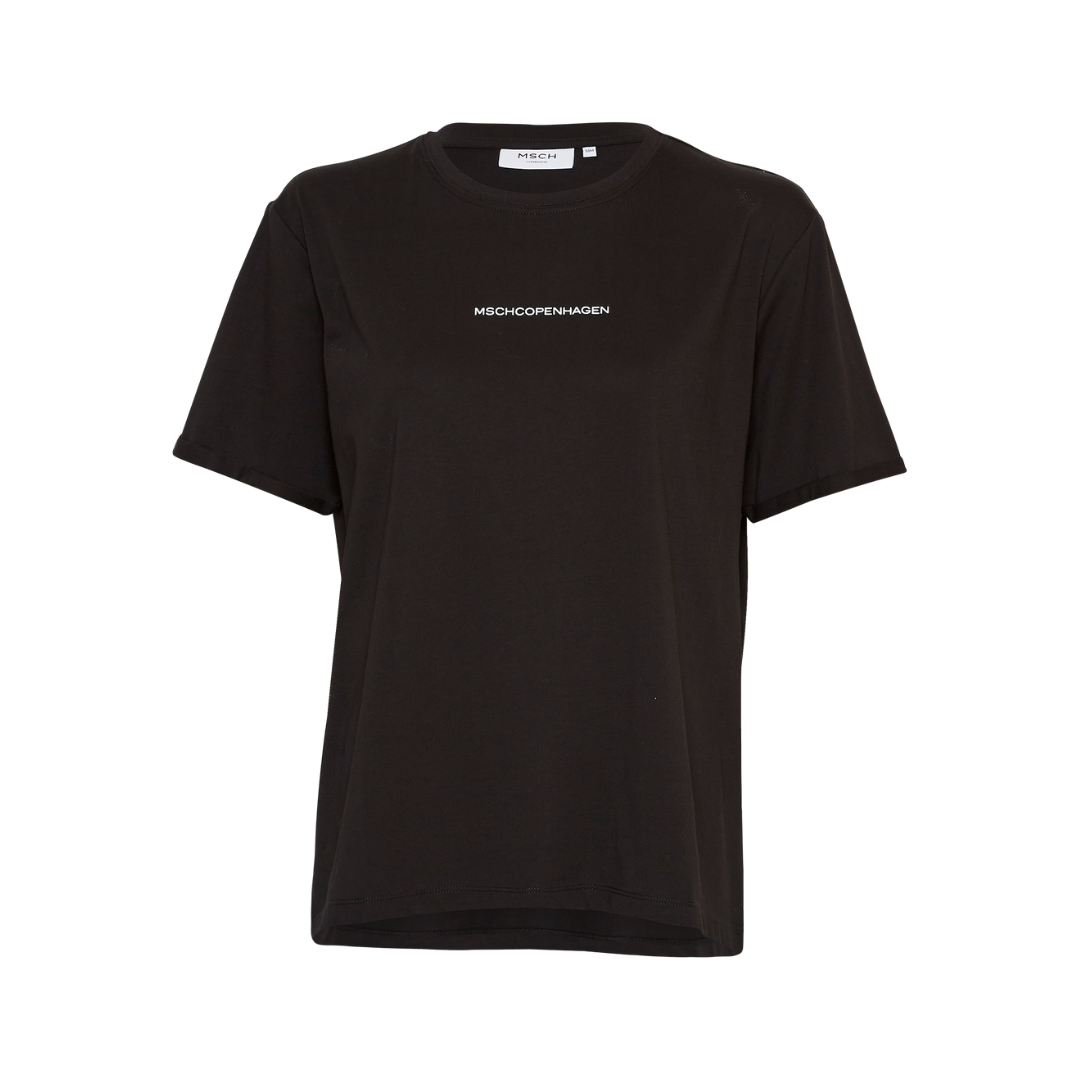 Terina Small Logo Tee - Black/White