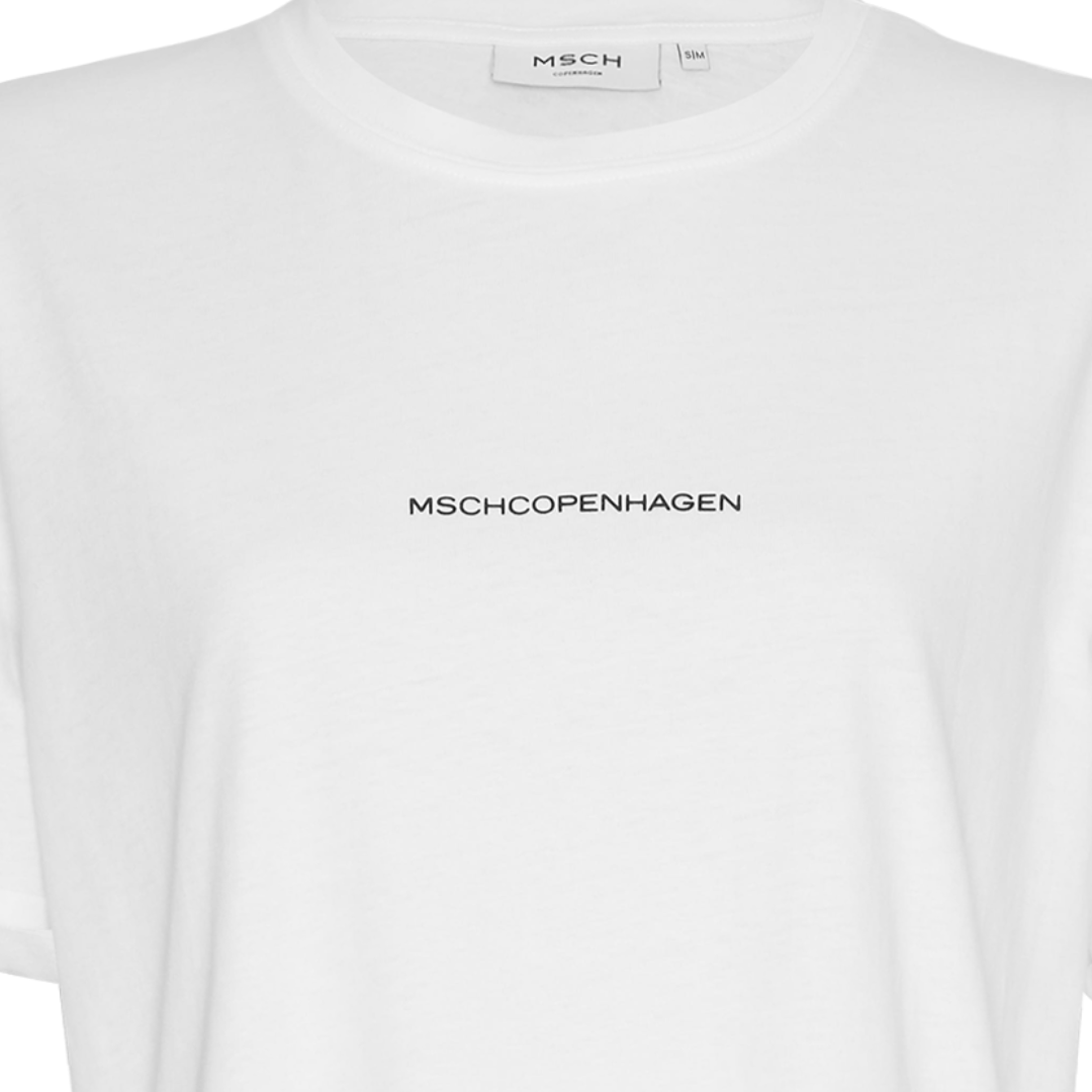 Terina Small Logo Tee - White/Black