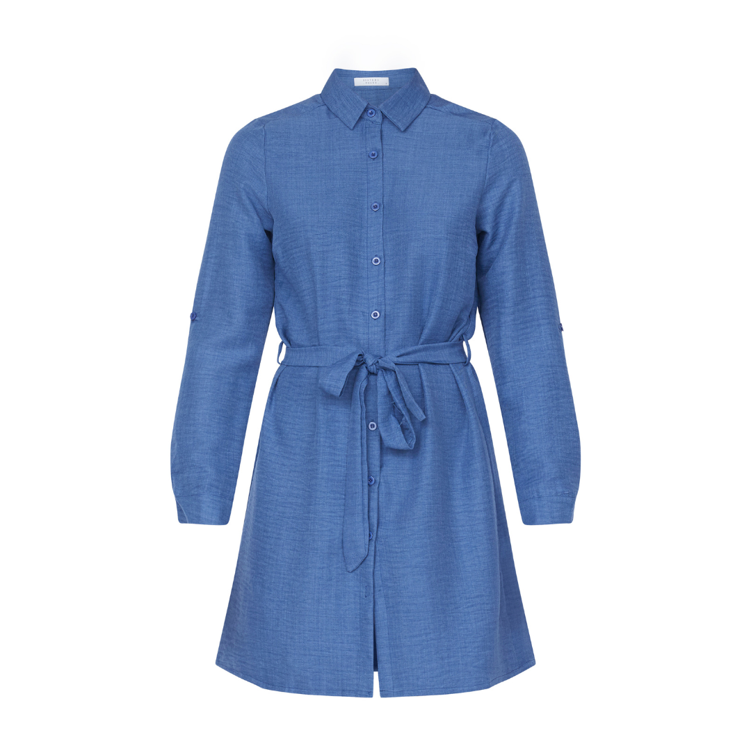 Erob Shirtdress - Blue