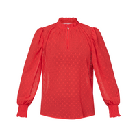 Esar Blouse - Ruby