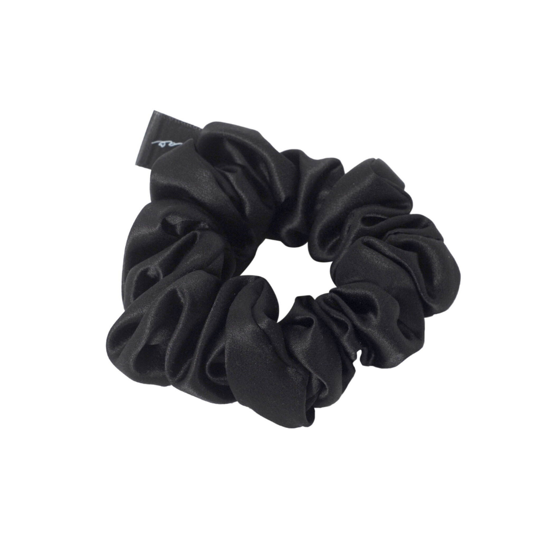 Silky Scrunchie - Large Black