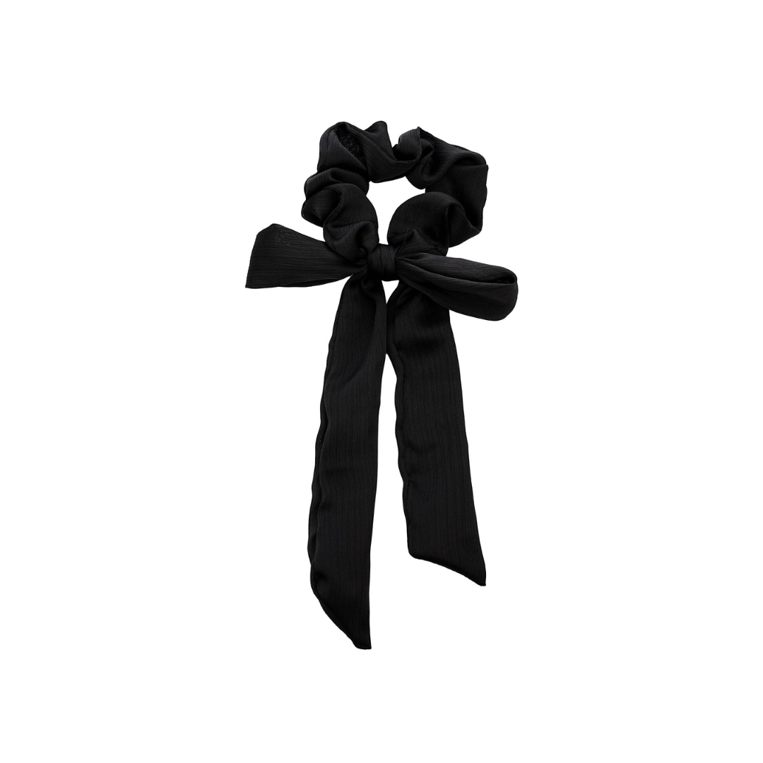 Hair Tie Bow - Black