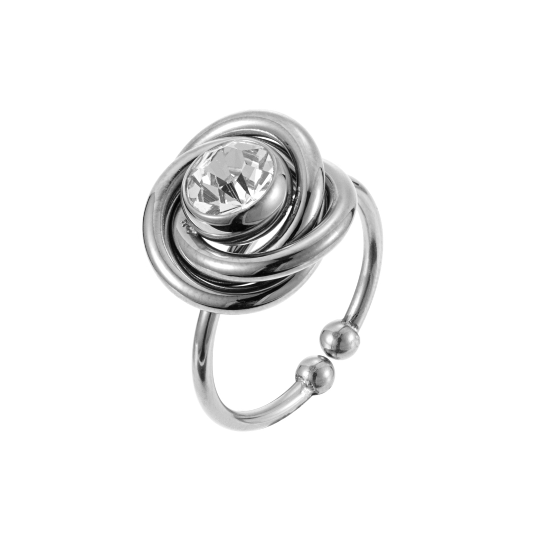 Knot Crystal Ring