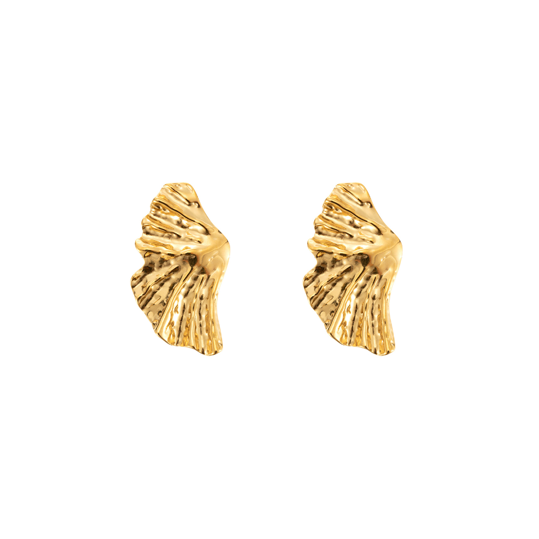 Feather Earring - Gold