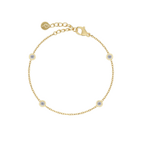 Stella Mini Bracelet Multi - Gold