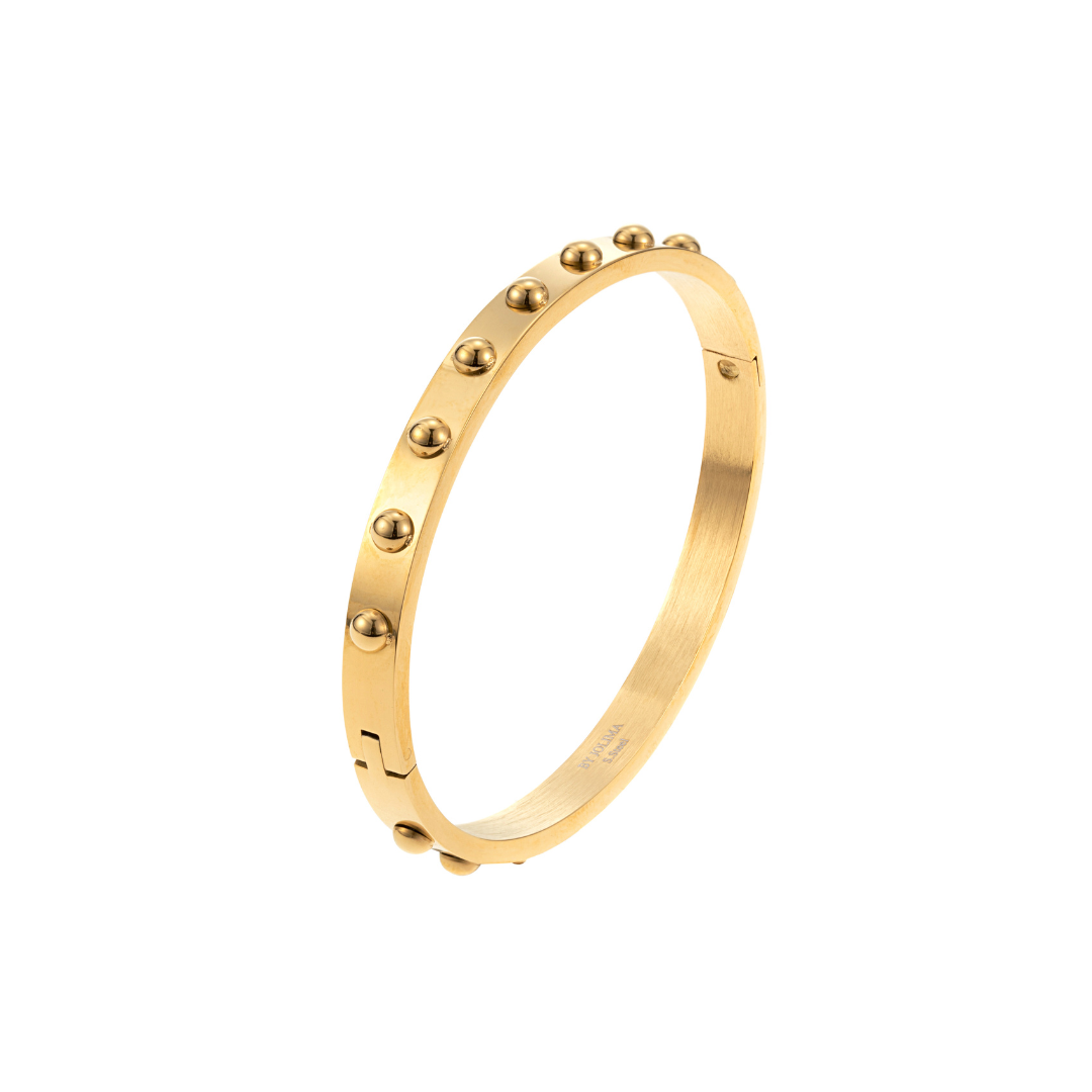 Fiona Dot Bangle - Gold