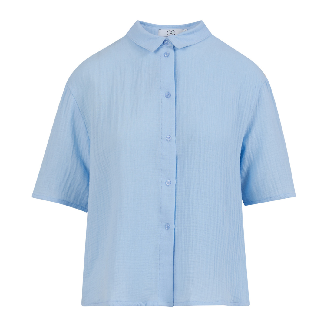 Esther Short Sleeved Shirt - Light Blue