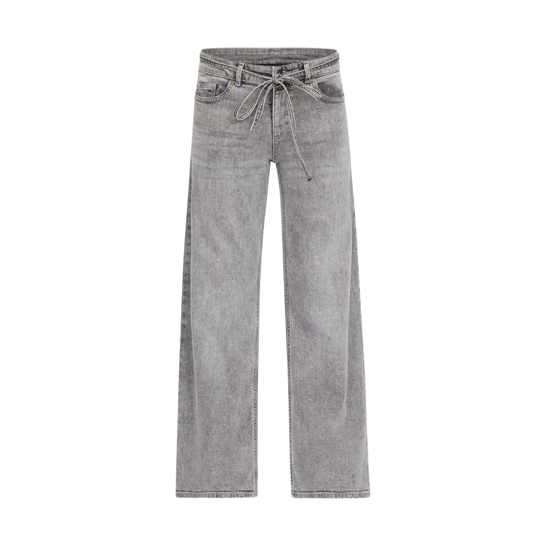 Onea Belt Jeans - Grey Wash