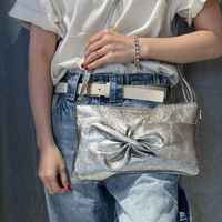 Bow Bag - Silver