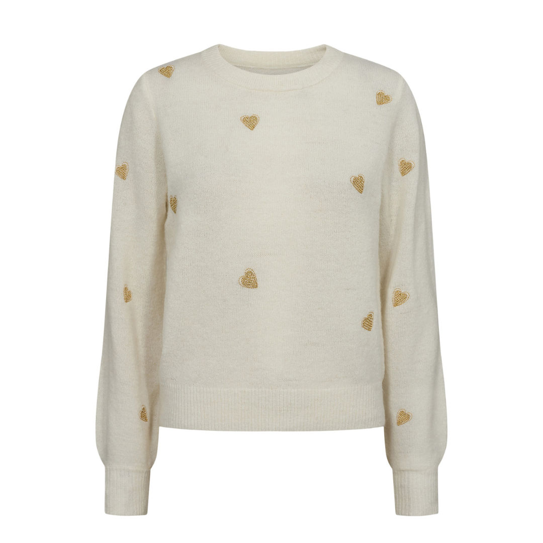 Holly Hearts Pullover