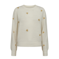 Holly Hearts Pullover