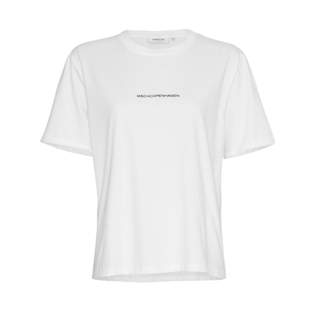 Terina Small Logo Tee - White/Black