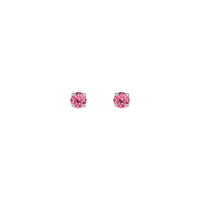 Classic Mini Studs Earrings - Rhodium/Rose