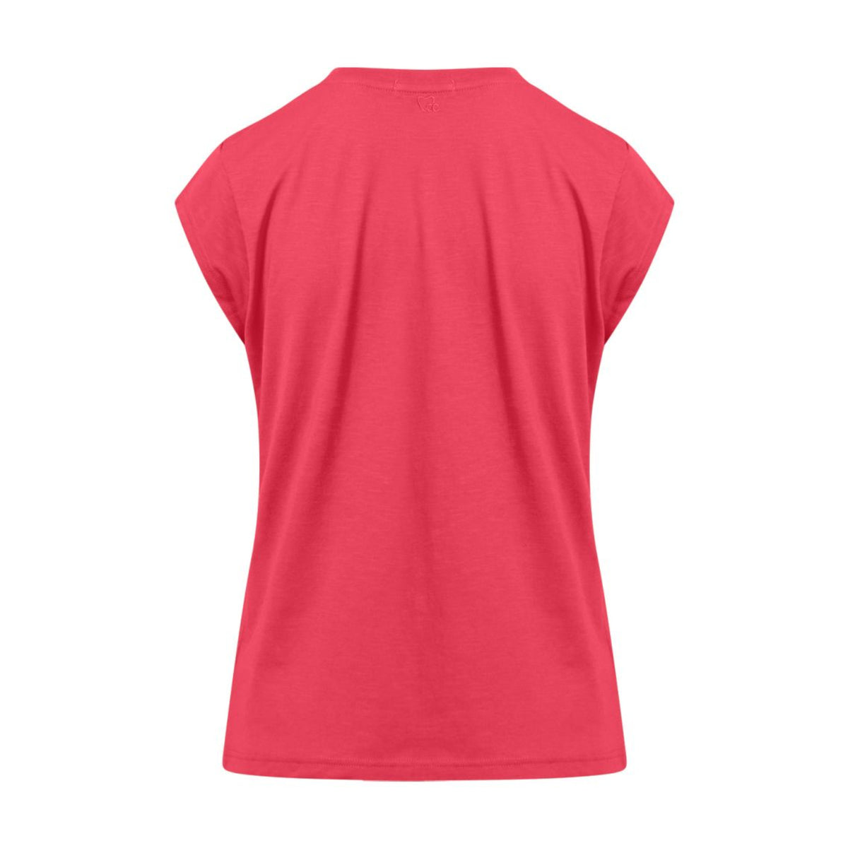 V-Neck T-shirt - Intense Pink