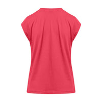 V-Neck T-shirt - Intense Pink