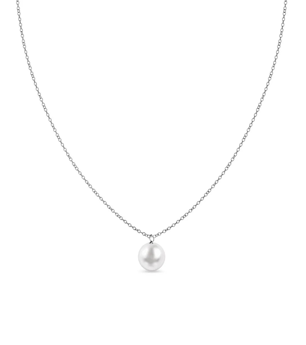 Lilian Necklace L - Steel