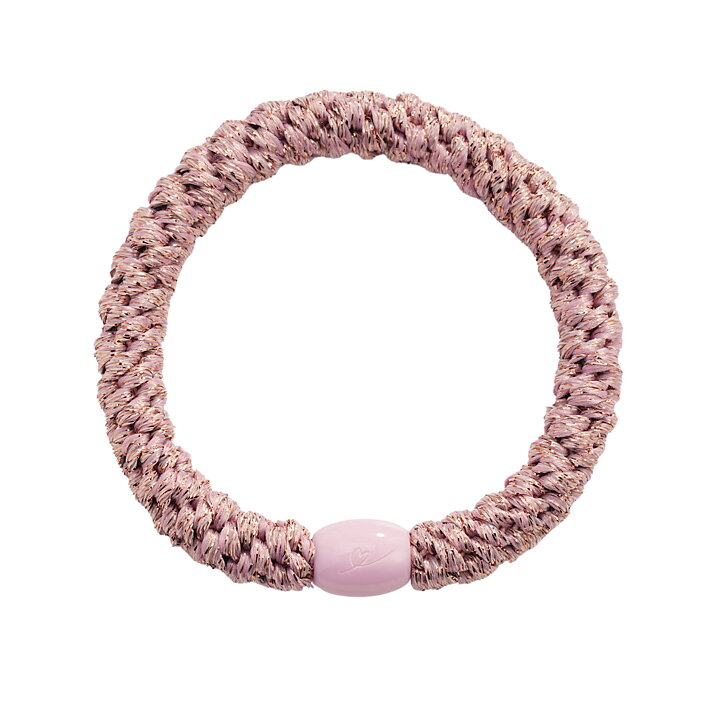 Hair Tie - Glitter Dusty Pink