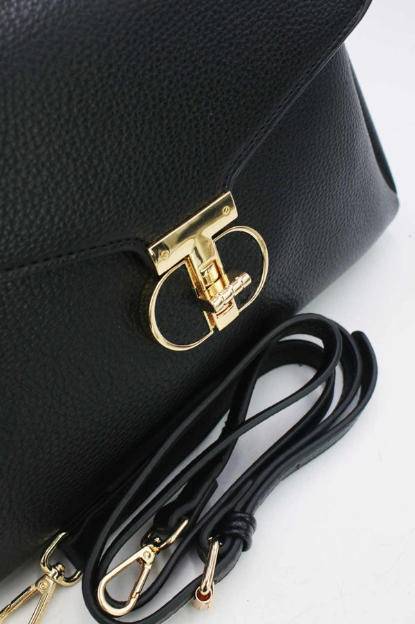 Gold Detail Bag - Black