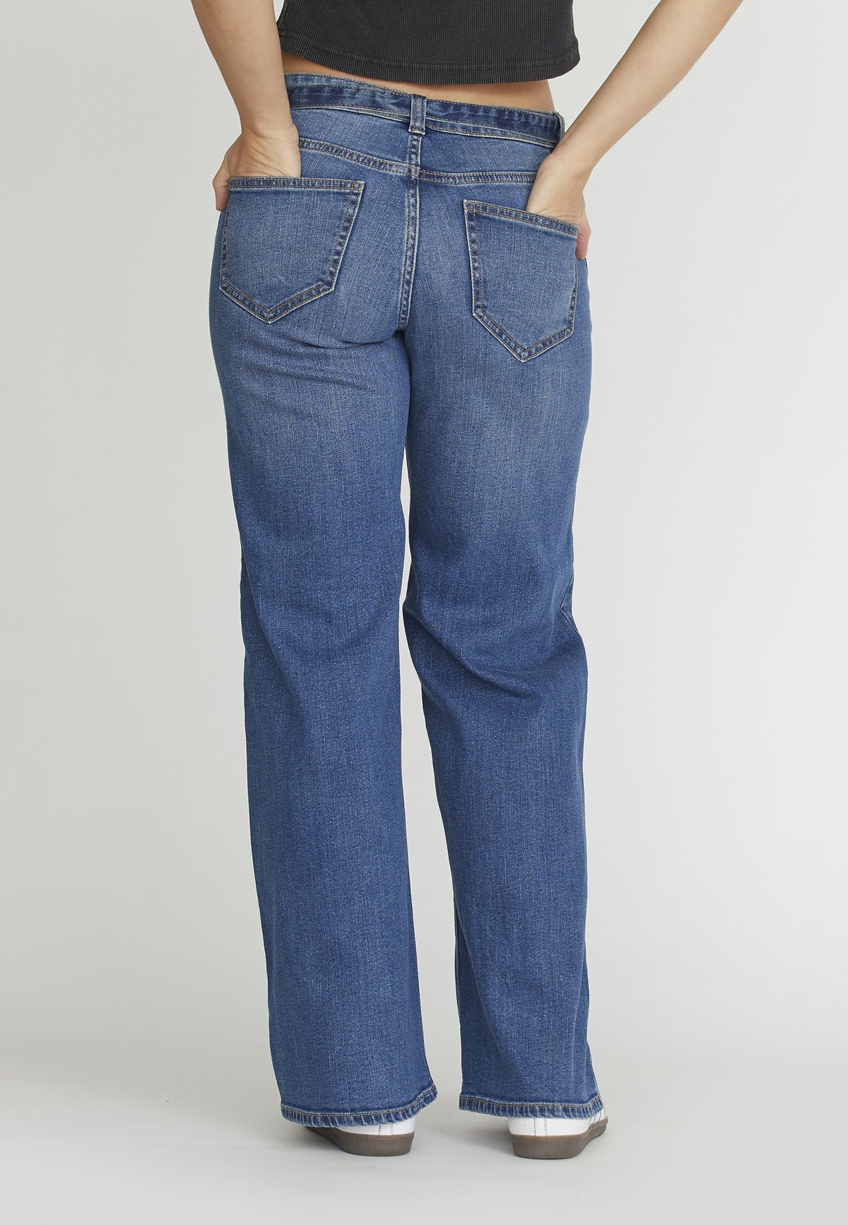 Onea Belt Jeans - Unwashed Blue