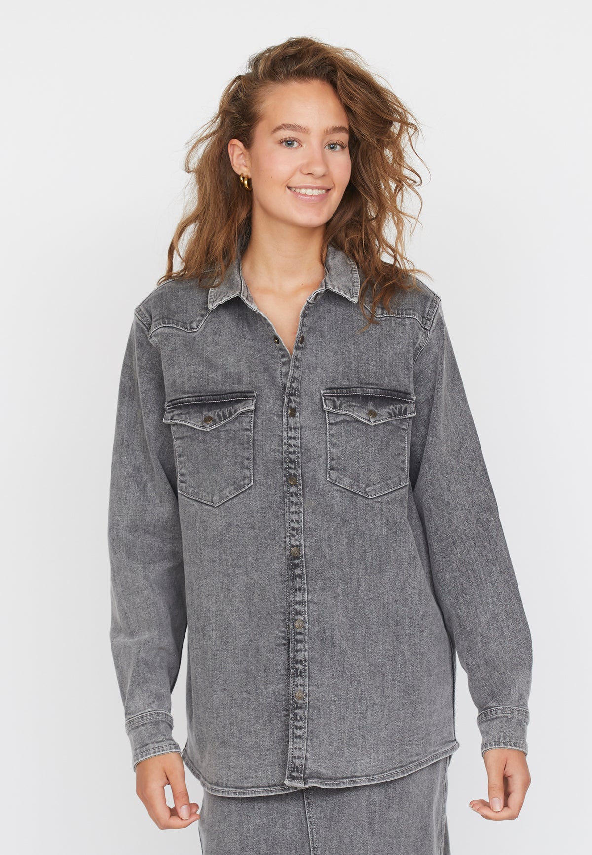 Osa Shirt - Grey Wash